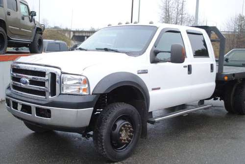 2007 Ford F-450 Diesel, 4x4, Flat Bed, New Head Gasket w/ARP Studs -... for sale in Anchorage, AK