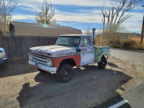 1965 Chevy c10 shortbed 4x4 Stepside - cars & trucks - by owner -... for sale in Farmington, NM