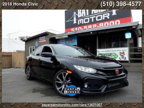 2018 Honda Civic Si 4dr Sedan 6M - cars & trucks - by dealer -... for sale in Hayward, CA