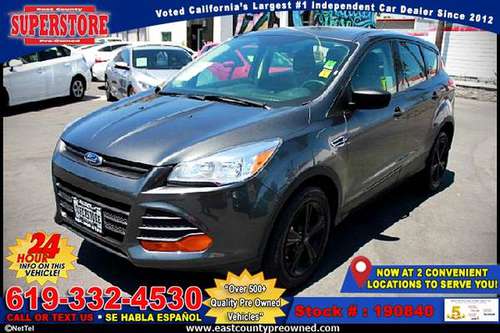 2016 FORD ESCAPE S SUV-EZ FINANCING-LOW DOWN! - cars & trucks - by... for sale in El Cajon, CA