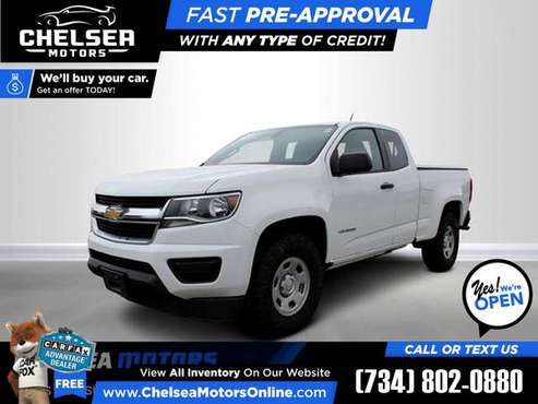 2016 Chevrolet *Colorado* *Work* *Truck* *Extended* *Cab* for ONLY... for sale in Chelsea, MI