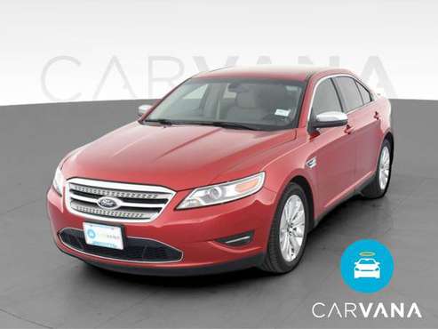 2010 Ford Taurus Limited Sedan 4D sedan Red - FINANCE ONLINE - cars... for sale in Chicago, IL