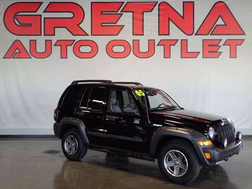 2005 Jeep Liberty Renegade 4WD 4dr SUV, Black for sale in Gretna, IA