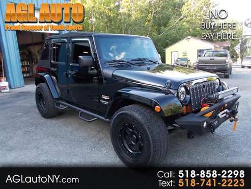 2012 Jeep Wrangler Unlimited 4WD 4dr Sahara - cars & trucks - by... for sale in Cohoes, VT