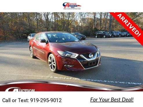 2017 Nissan Maxima SV hatchback Red - cars & trucks - by dealer -... for sale in Raleigh, NC