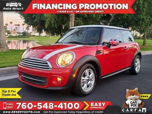 2012 Mini *Cooper* *Hardtop* Only $127/mo! Easy Financing! - cars &... for sale in Palm Desert , CA