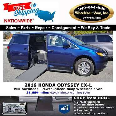 2016 Honda Odyssey EX-L Wheelchair Van VMI Northstar - Power Infloo... for sale in LAGUNA HILLS, AZ