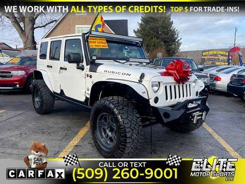 282/mo - 2010 Jeep Wrangler Unlimited Rubicon - - by for sale in Yakima, WA