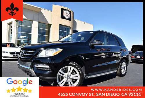 2012 Mercedes-Benz M-Class ML 350 SUV 4MATIC Moonroof BackUp SKU:5537 for sale in San Diego, CA