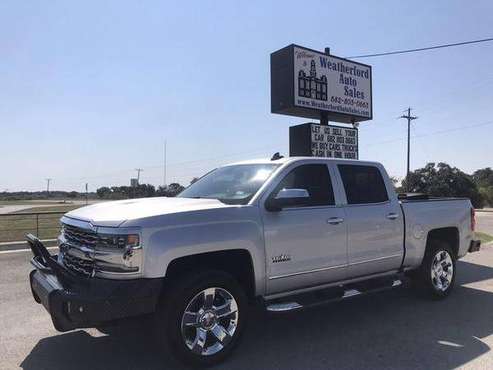 2018 Chevrolet Chevy Silverado 1500 Crew Cab LTZ Pickup 4D 6 1/2 ft... for sale in Weatherford, TX