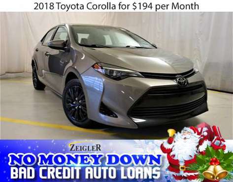 $194/mo 2018 Toyota Corolla Bad Credit & No Money Down OK - cars &... for sale in Chicago, IL