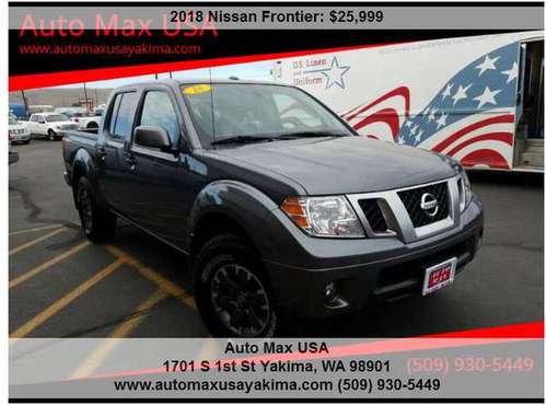 2018 Nissan Frontier PRO 4X 4x4 4dr Crew Cab!!!!!!!!!!!!!!!! for sale in INTERNET PRICED CALL OR TEXT JIMMY 509-9, WA