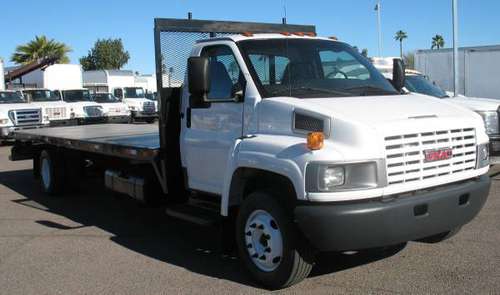 2005 GMC C5500 - 24 Flat Bed - California Legal - - by for sale in Moreno Valley, CA