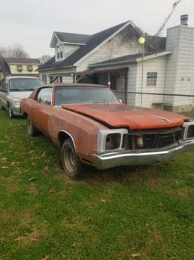 72 monte carlo - cars & trucks - by owner - vehicle automotive sale for sale in Huntington, KY