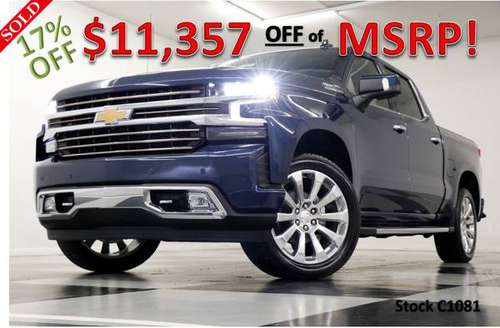 17% OFF MSRP *BRAND NEW Blue 2021 Chevrolet Silverado High Country... for sale in Clinton, IN