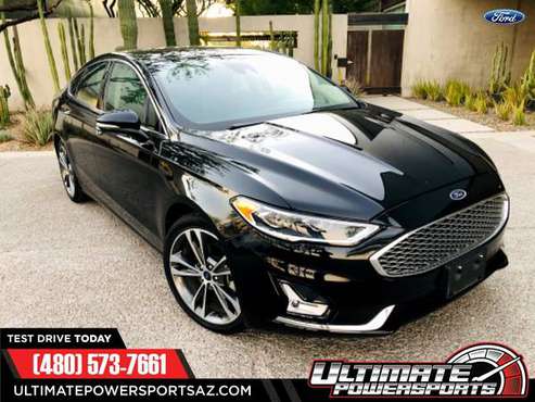 2019 FORD FUSION TITANIUM LIKE NEW! DRIVE TODAY!WE FINANCE! - cars &... for sale in Scottsdale, AZ