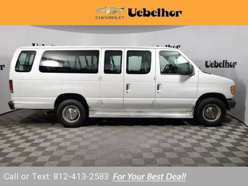 2003 Ford E350SD hatchback Oxford White Clearcoat for sale in Jasper, IN