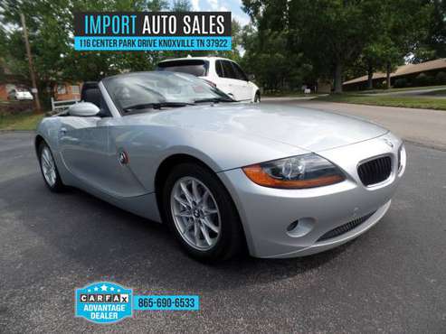 2003 BMW Z4 ROADSTER! 2.5LITER! 5-SPEED MANUAL! LOW MILES! CONVERTIBLE for sale in Knoxville, TN