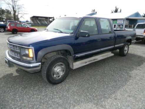 2000 Chevrolet Chevy 3500 Pickup Crew Cab Long Bed 4/4 - EXTRA for sale in Yelm, WA