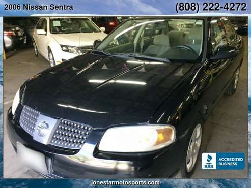 2006 Nissan Sentra 4dr Sdn I4 Auto 1.8 S - cars & trucks - by dealer... for sale in Wahiawa, HI