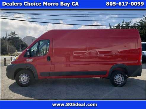 2017 RAM Promaster 2500 High Roof Tradesman 159-in WB - cars & for sale in Morro Bay, CA