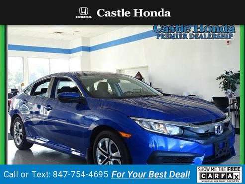 2016 Honda Civic Sedan sedan Cosmic Blue Metallic for sale in Morton Grove, IL