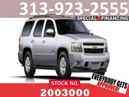 👍2012 CHEVROLET TAHOE BAD CREDIT BANKRUPTCY REPO SSI DOWN PAYMENT... for sale in Oak_Park, MI
