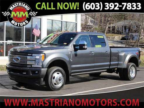 2018 Ford Super Duty F-350 F350 F 350 DRW PLATINUM POWERSTROKE for sale in Salem, ME