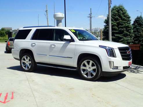 2016 Cadillac Escalade 4X4 Luxury Collection 4dr SUV, White for sale in Gretna, NE