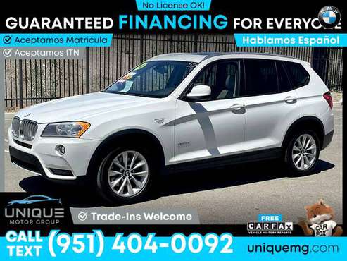 2014 BMW X3 xDrive28i PRICED TO SELL! - - by dealer for sale in Corona, CA