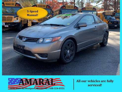 2008 Honda Civic Coupe - 5-speed manual - cars & trucks - by owner -... for sale in Westport , MA
