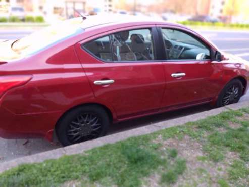 Beautiful red Nissan versa for sale in HARRISBURG, PA