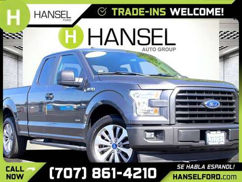 2017 Ford F150 F 150 F-150 XL Extended Cab FOR ONLY 648/mo! - cars for sale in Santa Rosa, CA