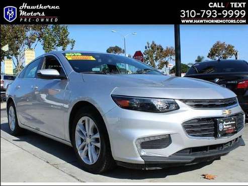 2016 Chevrolet Malibu 4dr Sdn LT w/1LT Second chance financing.... for sale in Lawndale, CA