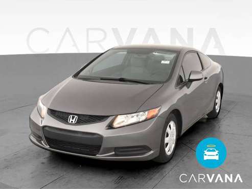 2012 Honda Civic LX Coupe 2D coupe Silver - FINANCE ONLINE - cars &... for sale in Sausalito, CA