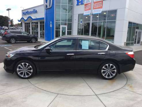 2014 HONDA ACCORD SPORT (SK#: V009925A) - cars & trucks - by dealer... for sale in McMinnville, OR
