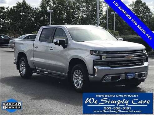 2019 Chevrolet Chevy Silverado 1500 LTZ WORK WITH ANY CREDIT! - cars... for sale in Newberg, OR
