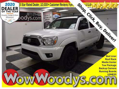 One Owner! 2015 Toyota Tacoma White WE FINANCE! Tow Package CD... for sale in Chillicothe, MO