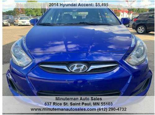 2014 Hyundai Accent GLS 4dr Sedan 61287 Miles for sale in Saint Paul, MN