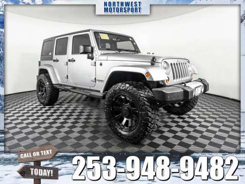 Lifted 2013 *Jeep Wrangler* Unlimited Sahara 4x4 - cars & trucks -... for sale in PUYALLUP, WA