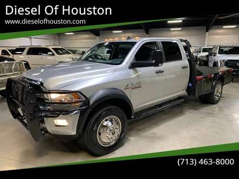 2013 Dodge Ram 5500 Chassis 4x4 6.7L Cummins Diesel Flat bed for sale in Houston, TX