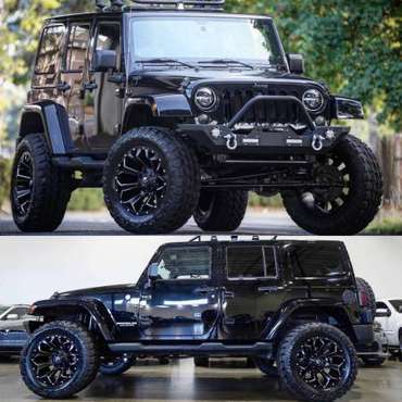 2012 JEEP WRANGLER 4X4 LIFTED/CUSTOM BUMPERS/BIG WHEELS, TIRES -... for sale in Portland, OR