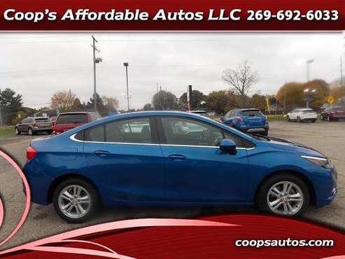 2017 Chevrolet Cruze LT Auto - cars & trucks - by dealer - vehicle... for sale in Otsego, MI