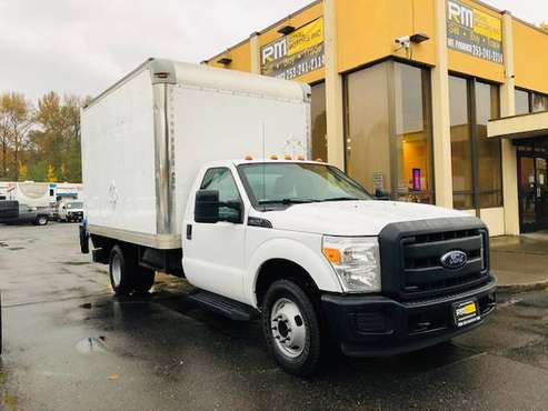 2015 FORD F-350 SD BOX TRUCK 1 OWNER POWER LIFTGATE WELL... for sale in Kent, WA