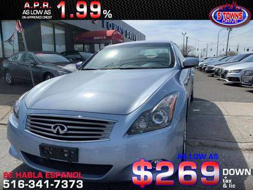 2013 INFINITI G37 Convertible Base **Guaranteed Credit Approval** for sale in Inwood, NY