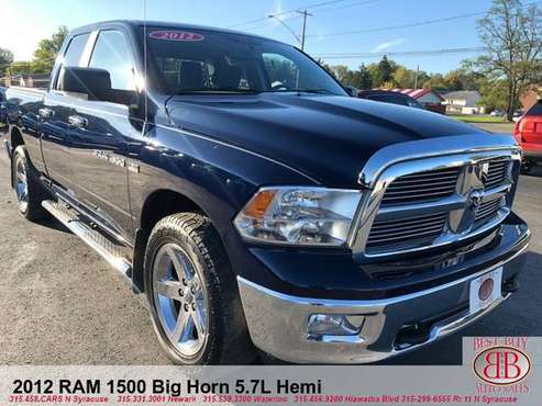 2012 RAM 1500 BIG HORN for sale in Waterloo, NY