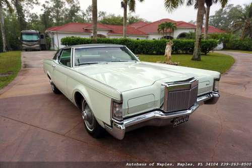 1969 Lincoln Continental Mark III Coupe - 13K Miles, Leather, All Or for sale in Naples, FL