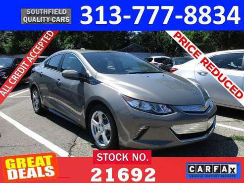 👍2017 CHEVROLET VOLT Bad Credit Ok Guaranteed Financing $500 Down... for sale in Southfield, MI