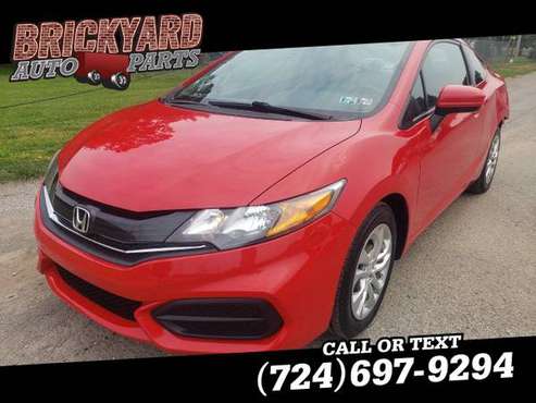 2015 Honda Civic LX CVT Coupe - cars & trucks - by dealer - vehicle... for sale in Darington, PA