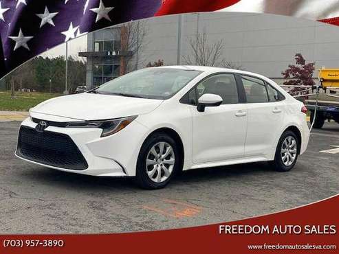 2020 Toyota Corolla LE 4dr Sedan - cars & trucks - by dealer -... for sale in CHANTILLY, District Of Columbia